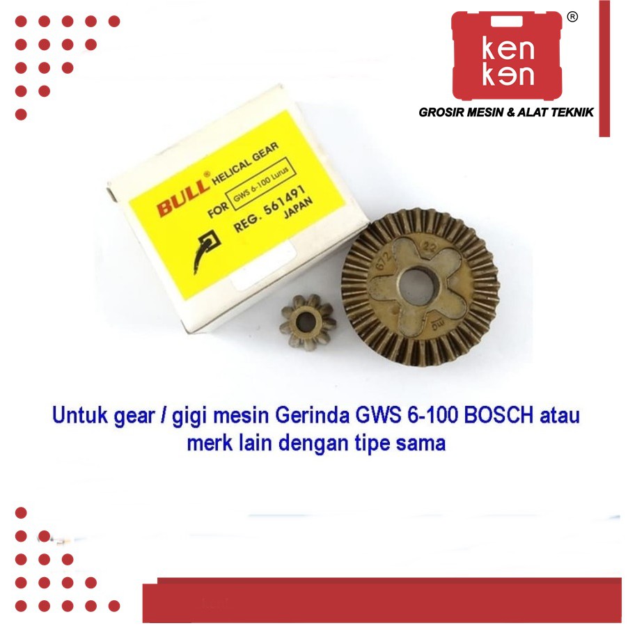 Jual Gigi Gerinda Bosch Gws Bull Gear Gerinda Gws Bull