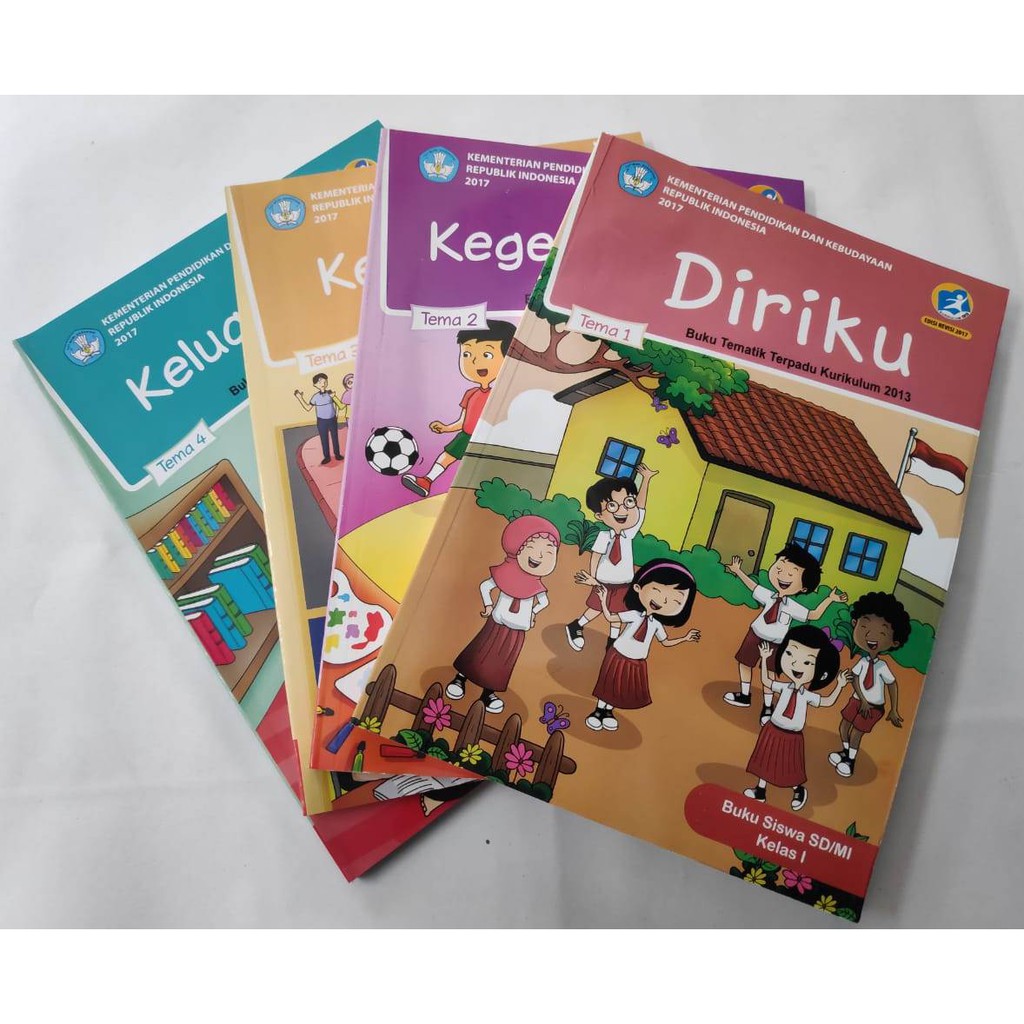 Jual Paket Buku Tematik SD Kelas 1 Tema 1234 - Revisi 2017 - Edisi ...