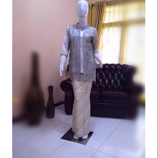 Jual Kebaya Batik Brokat Flanel Shopee Indonesia 