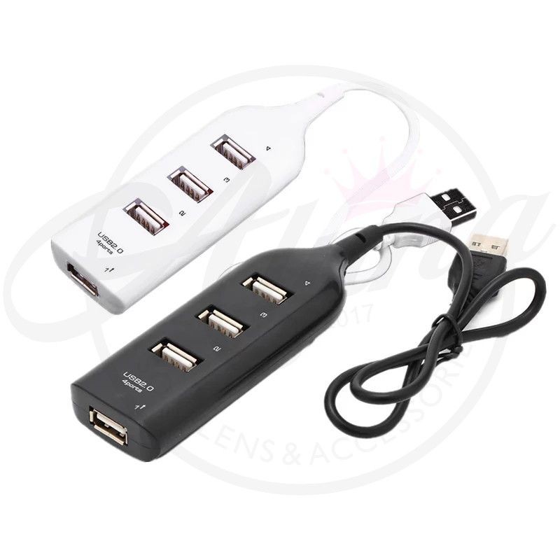 Jual USB HUB 4 Ports Hitam Putih 50cm | Shopee Indonesia