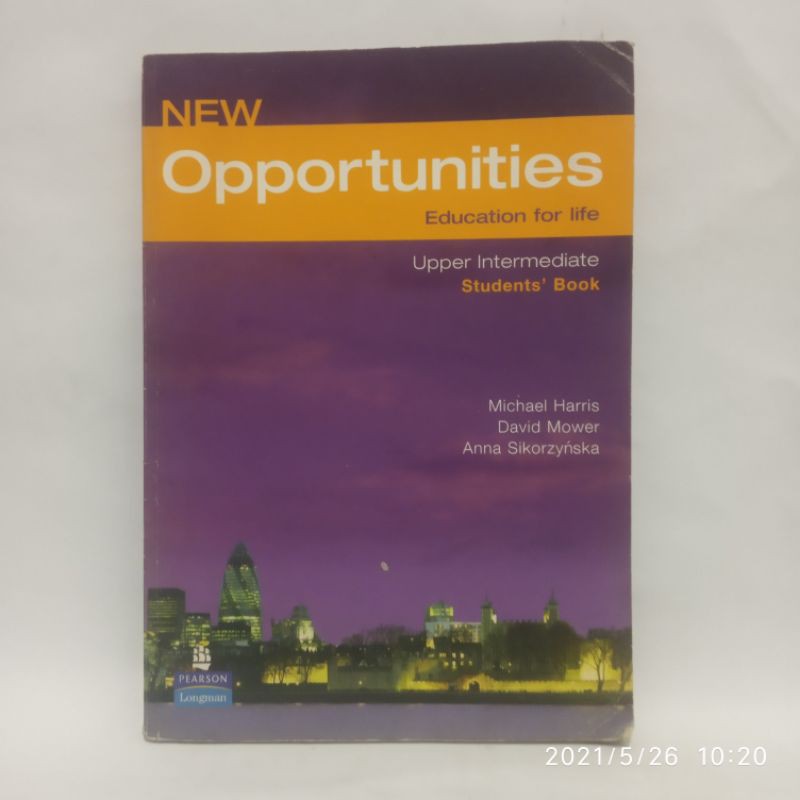 Jual NEW OPPORTUNITIES. UPPER INTERMEDIATE STUDENTS BOOK | Shopee Indonesia