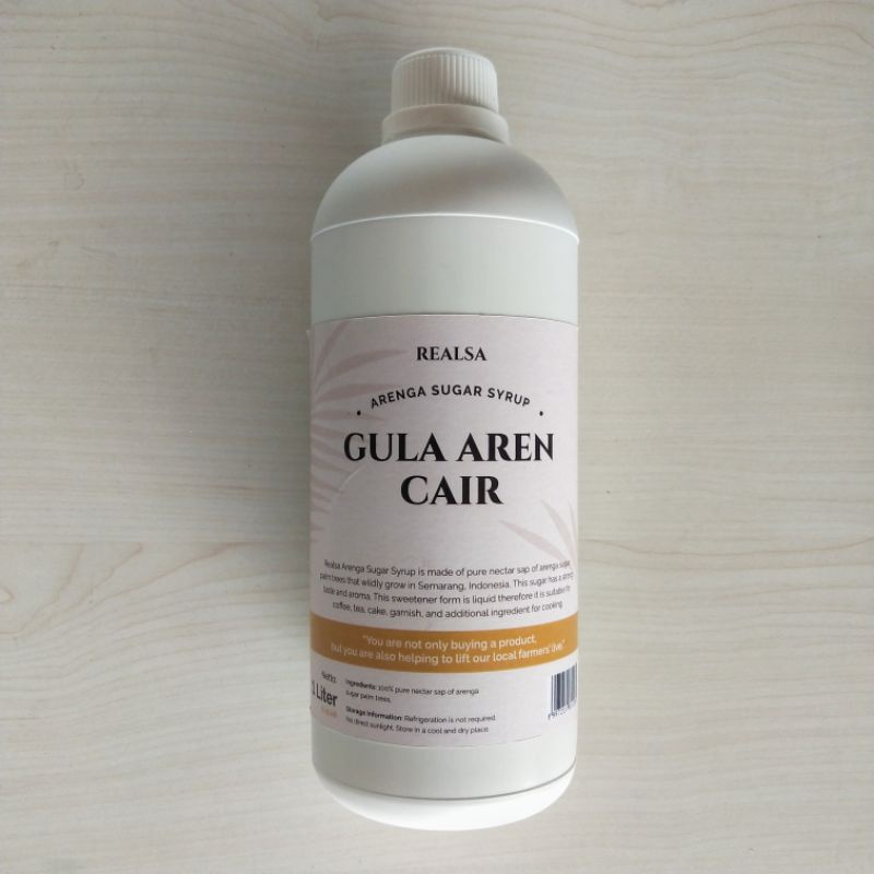 Jual Gula Aren Cair Asli Realsa dan Verlin 1 L Diproses Secara Alami ...