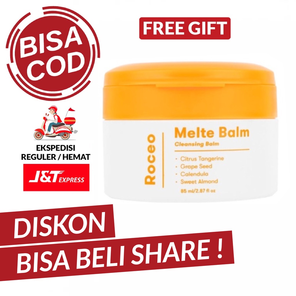 Jual Roceo Melte Balm Cleansing Balm (Share in jar & Full size
