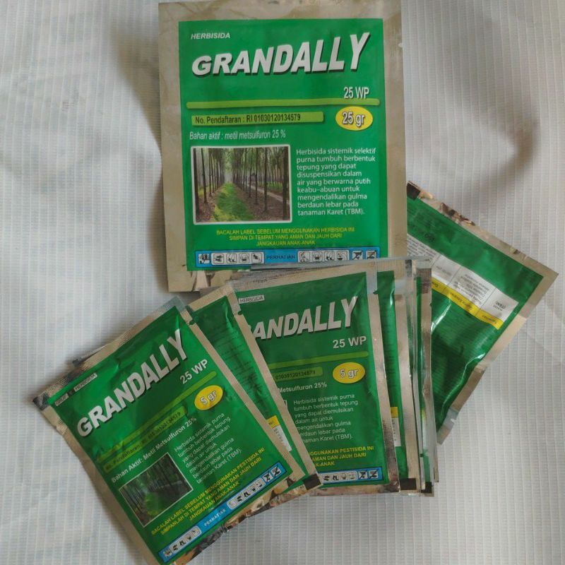 Jual HERBISIDA PEMBASMI RUMPUT SISTEMIK GRANDALLY 25 WP | Shopee Indonesia