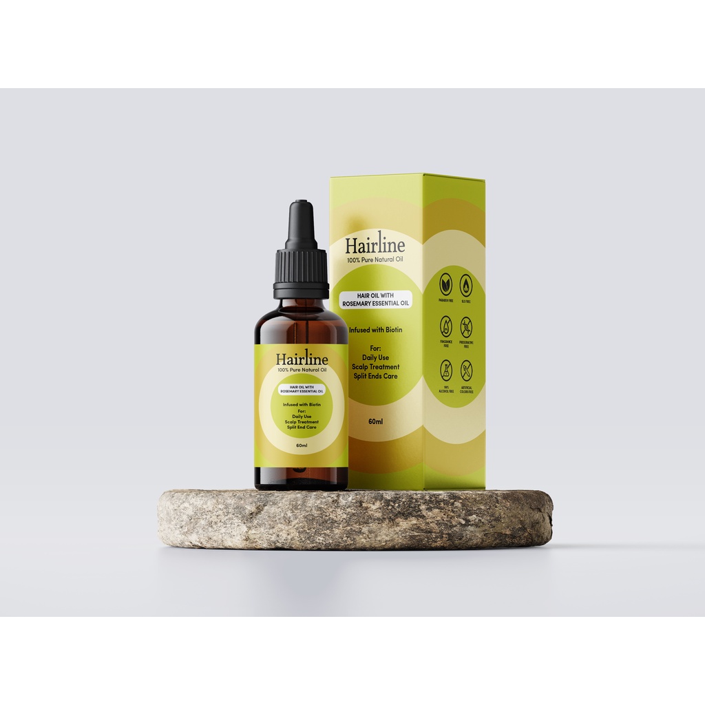 Jual Hair oil with Rosemary for Thinning hair Pertumbuhan untuk rambut