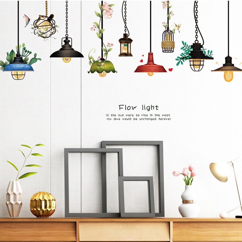 Jual Reliza Wall Sticker Flow Light Lampu Gantung Stiker Dinding LDR ...
