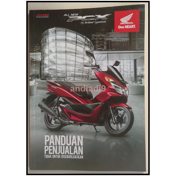 Jual PANDUAN PENJUALAN SEPEDA MOTOR HONDA ALL NEW PCX | Shopee Indonesia