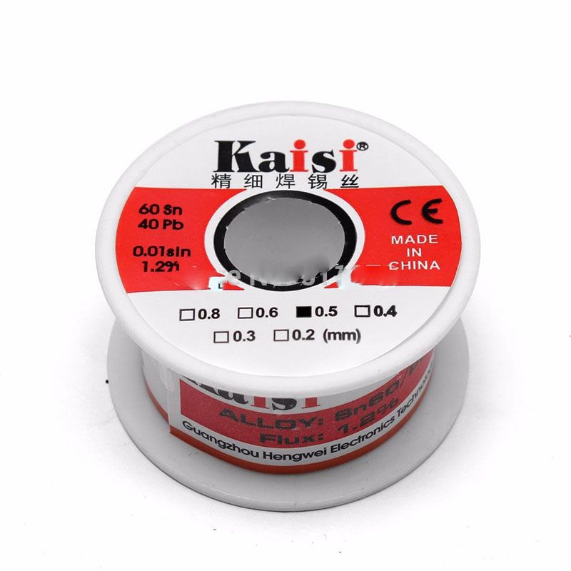 Jual Kaisi Kawat Timah Solder Sn60/Pb40 0.4mm 50gr | Shopee Indonesia