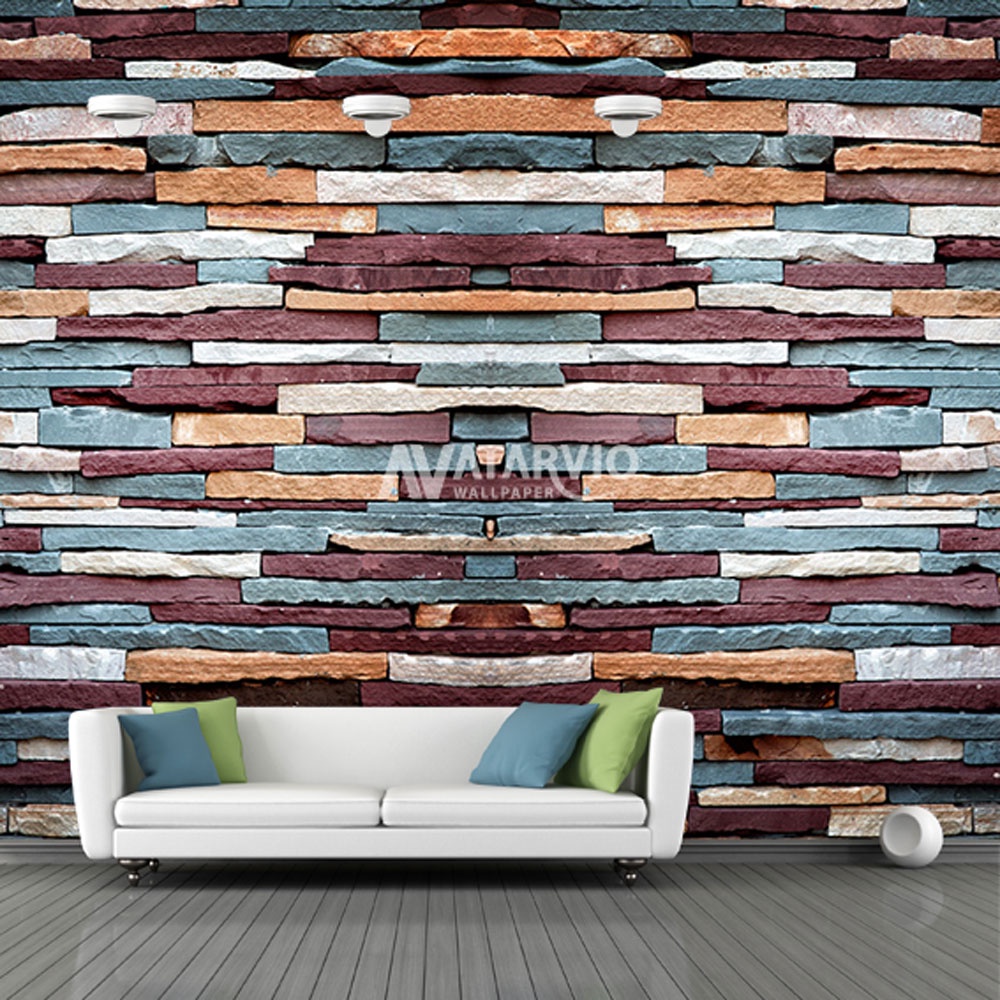 Jual Wallpaper Dinding Custom 3d | Ruang Tamu | Ruang Belajar | Motif