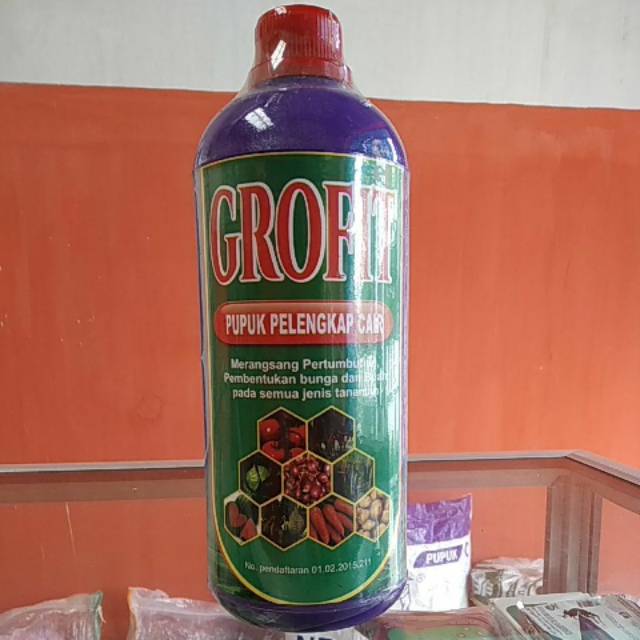 Jual Pupuk Pelengkap Cair (Penyubur) Grofit 1lt | Shopee Indonesia