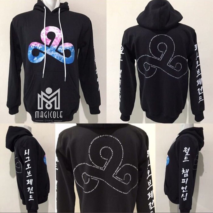 Jual Cloud 9 Jumper Black World Hoodie Shopee Indonesia