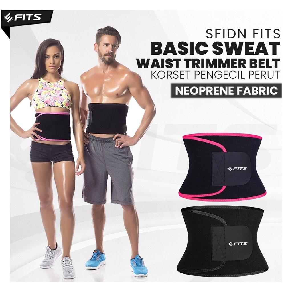 Jual SFIDN FITS Basic Sweat Waist Trimmer Belt | Korset Pengecil Perut ...