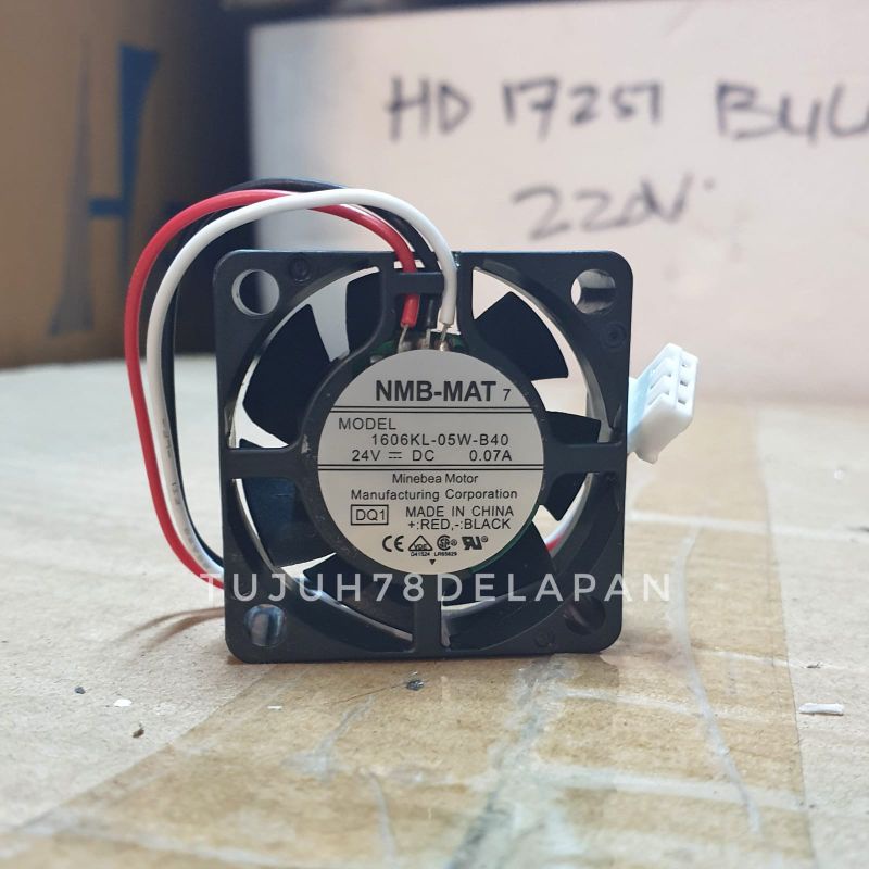 Jual Fan NMB-MAT 1606KL-05W-B40 4CM 24VDC 0,07A | Shopee Indonesia