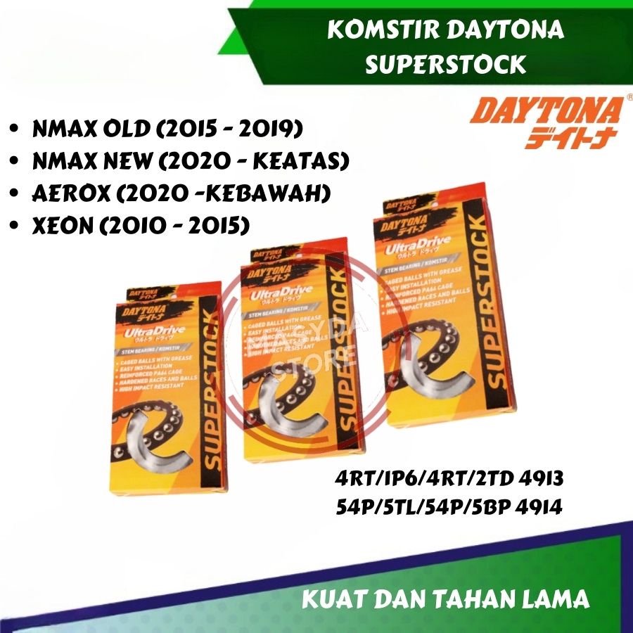 Jual KOMSTIR DAYTONA NMAX, AEROX, XEON SUPER STOCK NMAX OLD / NMAX NEW ...