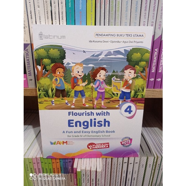Jual New Buku Flourish With English Kelas 4 Sd Kurikulum Merdeka