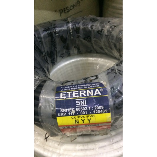 Kabel NYY Eterna 2x1.5 mm