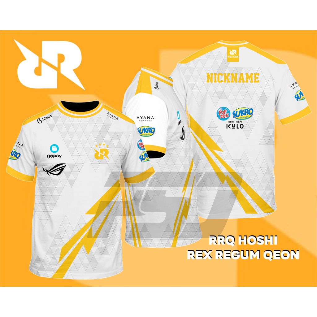 Jual Jersey Rrq Hoshi Terbaru 2021 Free Nickname Shopee Indonesia