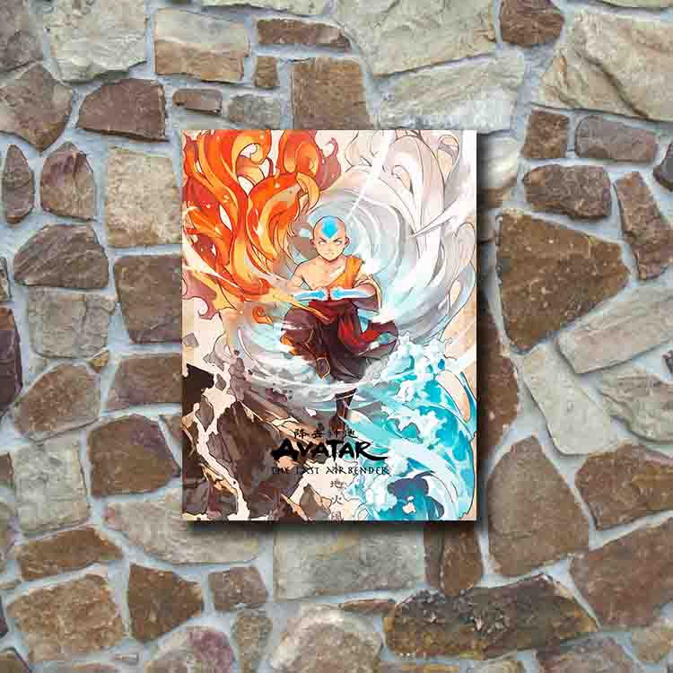 Jual Avatar the last airbender Aang Poster Kayu - Pajangan Dekorasi ...