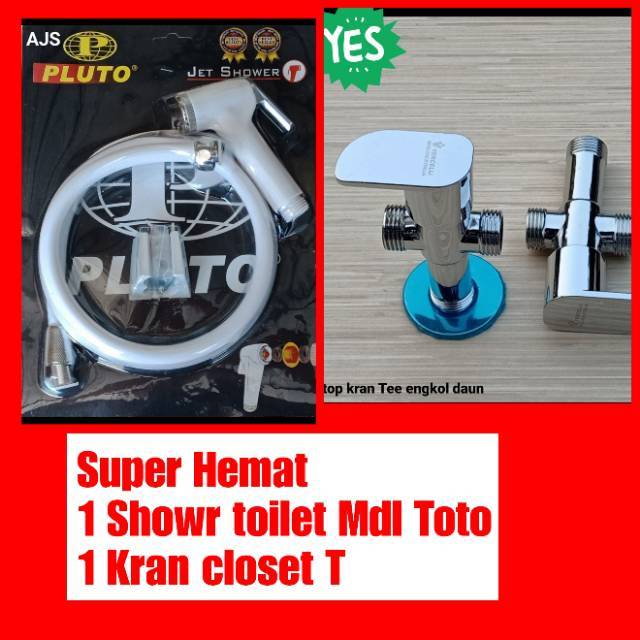 Jual Pket hmt komplit shower toilet bidet jet washer wc bagus bonus