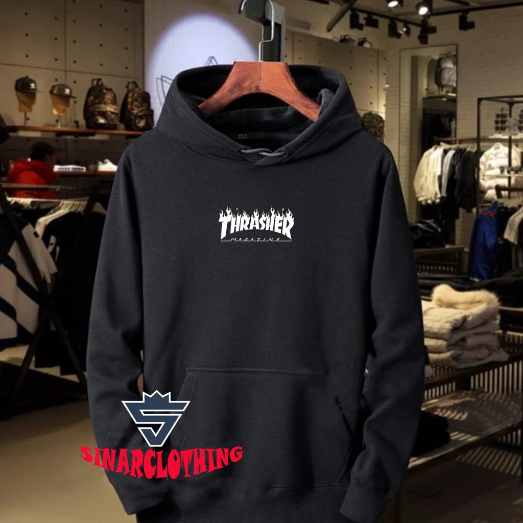 Jaket on sale hoodie thrasher