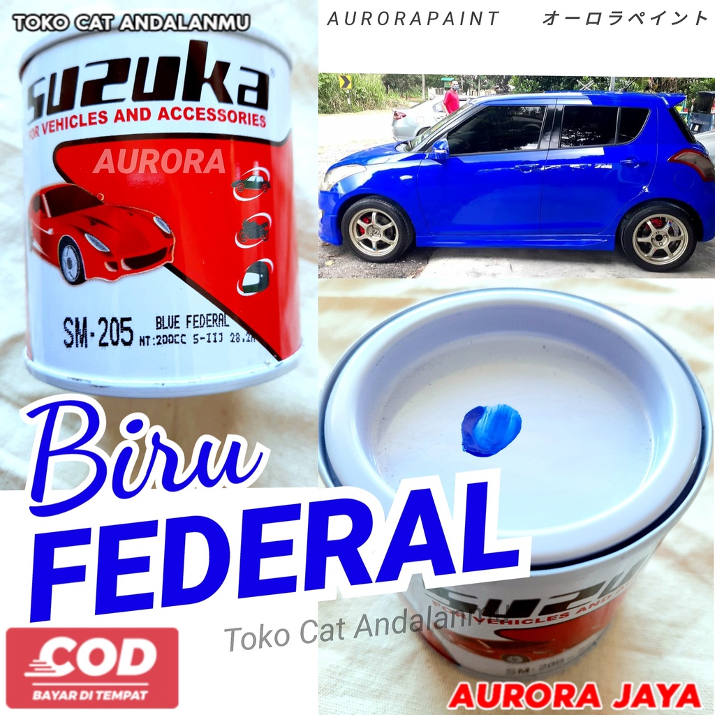 Jual Cat Biru Federal Blue Suzuka Metallic Metalik Metalic Cat Mobil ...
