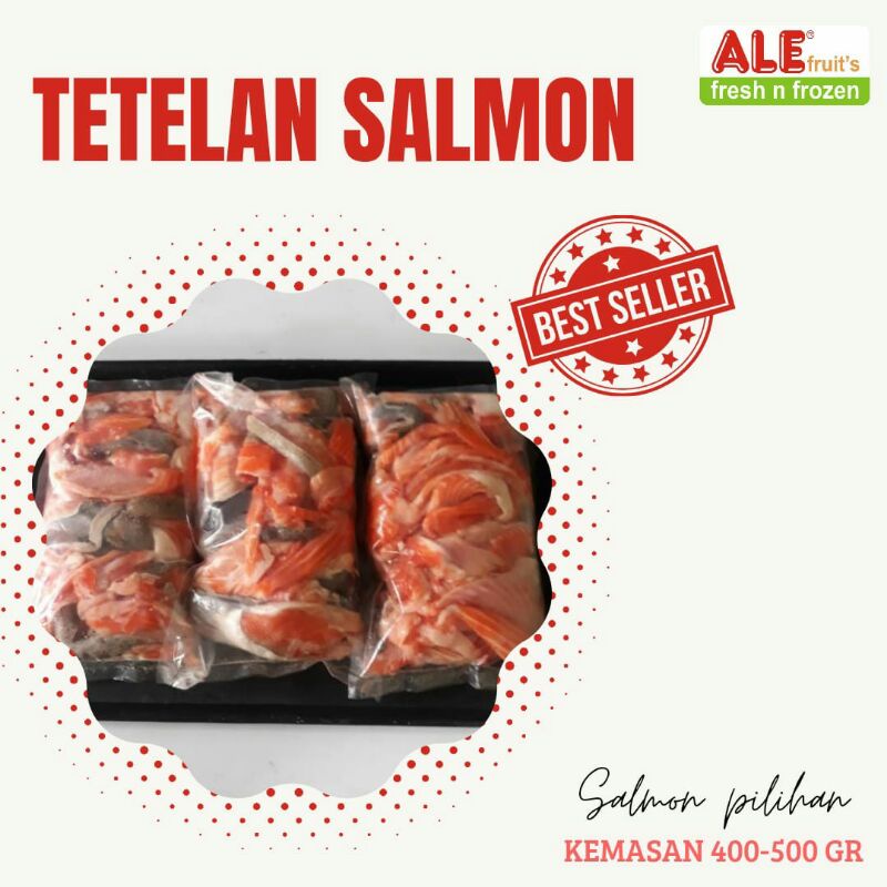 Jual Tetelan Salmon Fillet Tetelan Daging Ikan Salmon Tetelan Daging