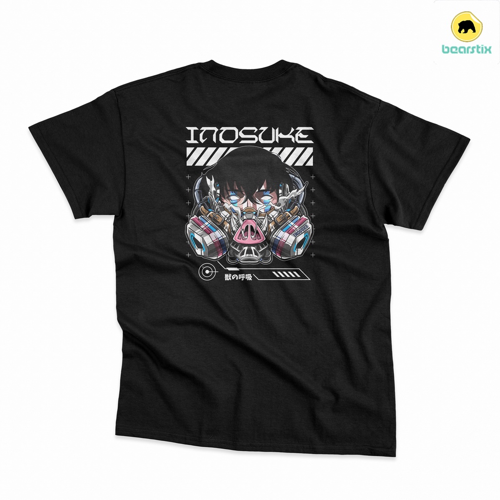 Jual Bearstix - Tshirt Inosuke Hashibara Cyber - Baju Kimetsu No Yaiba ...