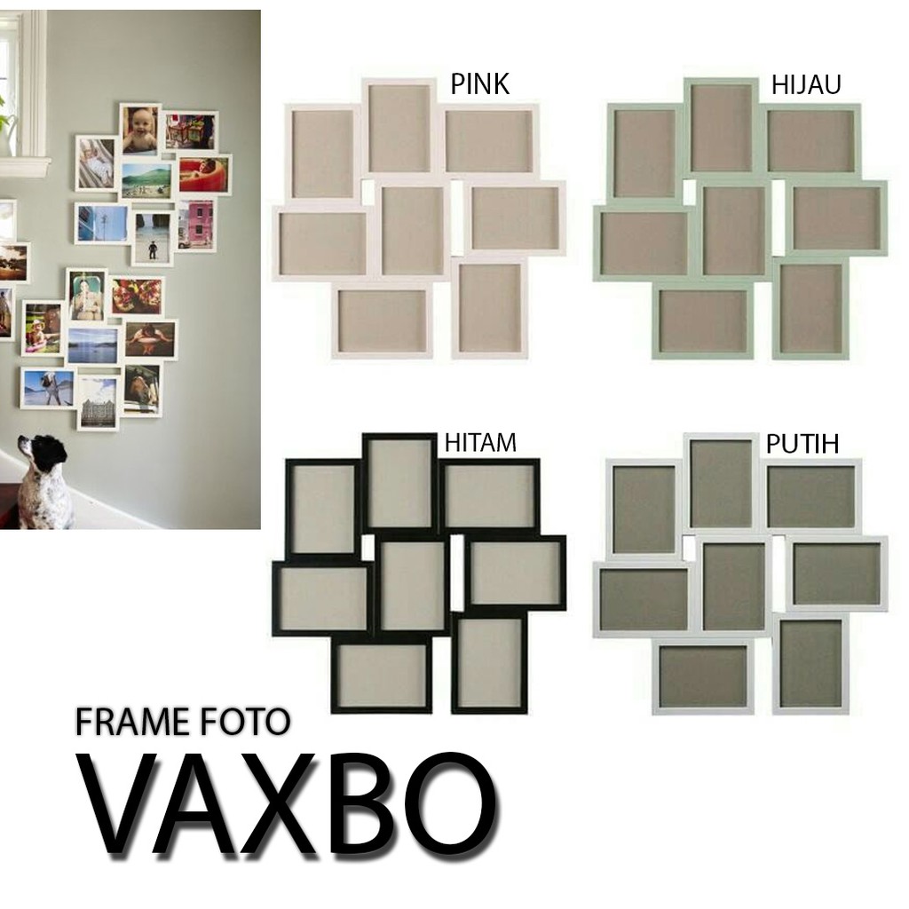 Jual Bingkai Photo Vaxbo Bingkai Foto Kolase Untuk 8 Gambar Frame