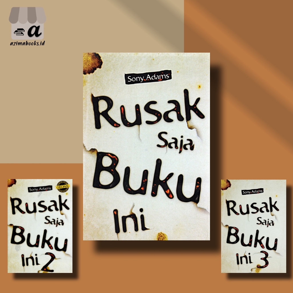 Jual BUKU RUSAK SAJA BUKU INI PENULIS SONY ADAMS | Shopee Indonesia