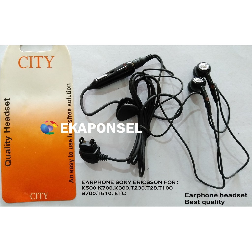 Jual Sony Ericsson K700 T230 K500 S700 Etc Earphone megabass City ...