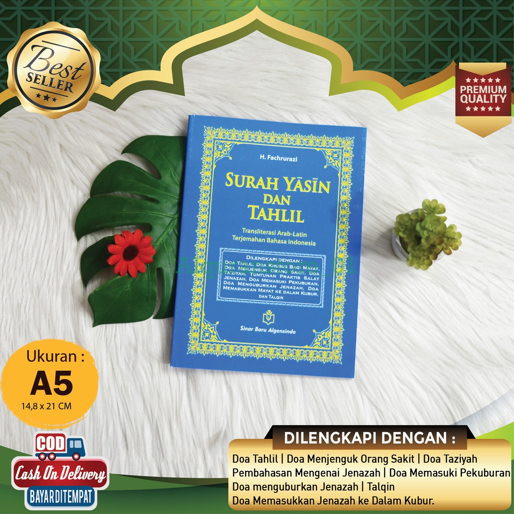 Jual Buku Surah Yasin Dan Tahlil Transliterasi Latin Terjemah bahasa ...