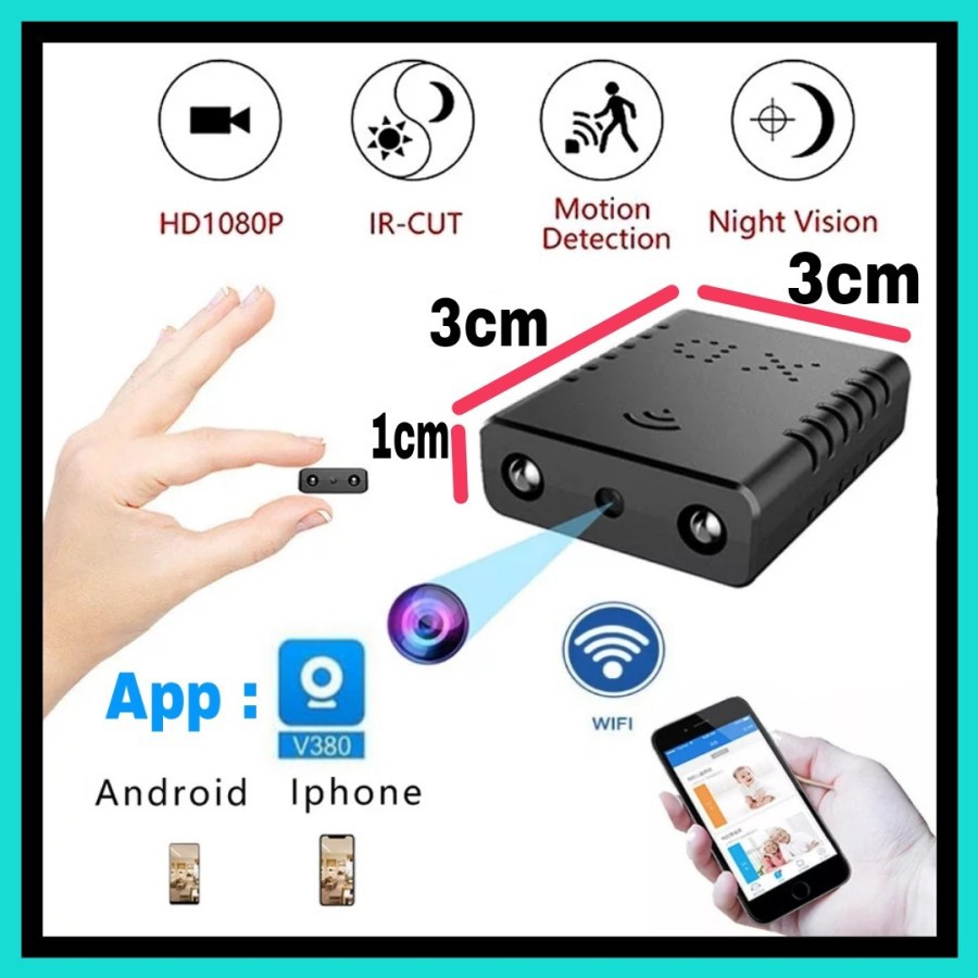 Jual Ht Camera Super Mini Wifi Hd Spy Camera Micro Camera Xd Shopee