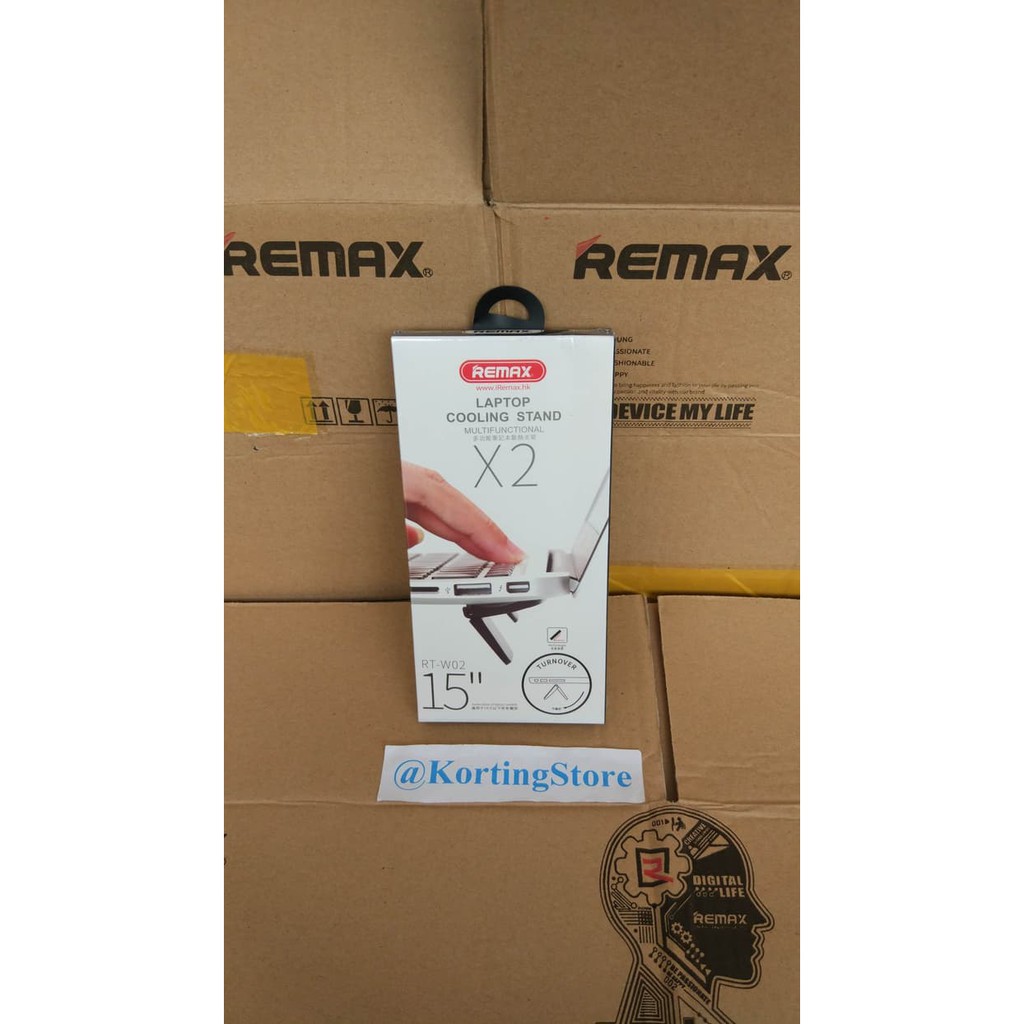 Jual REMAX LAPTOP COOLING PAD STAND NOTEBOOK RT-W02 / STANDING LAPTOP ...