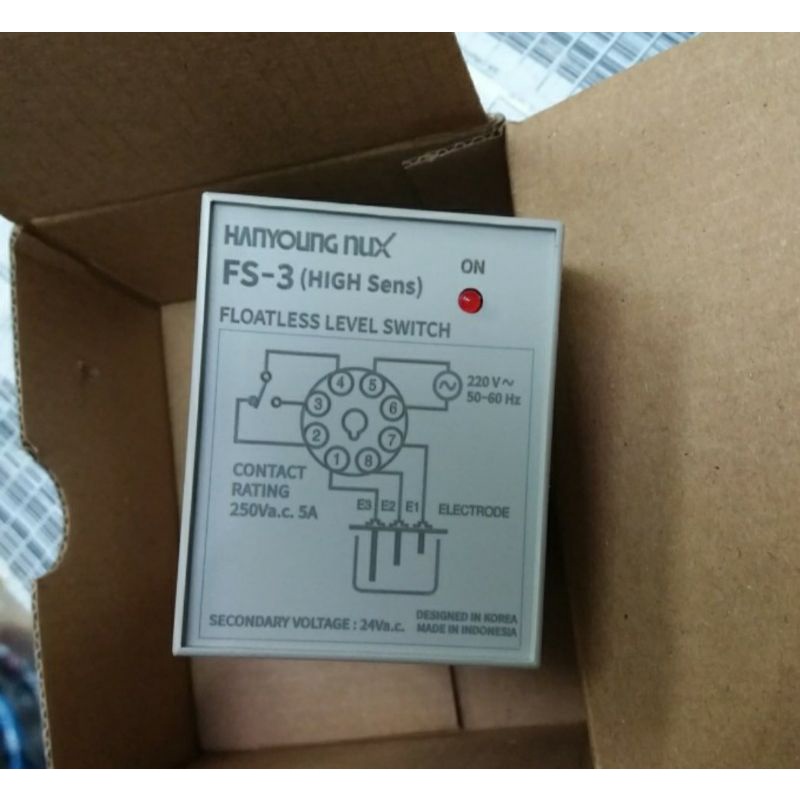 Jual FLOATLESS LEVEL SWITCH HANYOUNG FS-3 WATER CONTROL | Shopee Indonesia