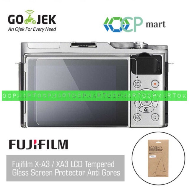 Jual Tempered Glass Fujifilm X-A3 X-A5 X-A10 X-A20 X-T3 anti gores