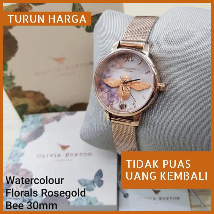 TREND JAM TANGAN OLIVIA BURTON ORI RANTAI ROSEGOLD JAM TANGAN OLIVIA BURTON TERBATAS