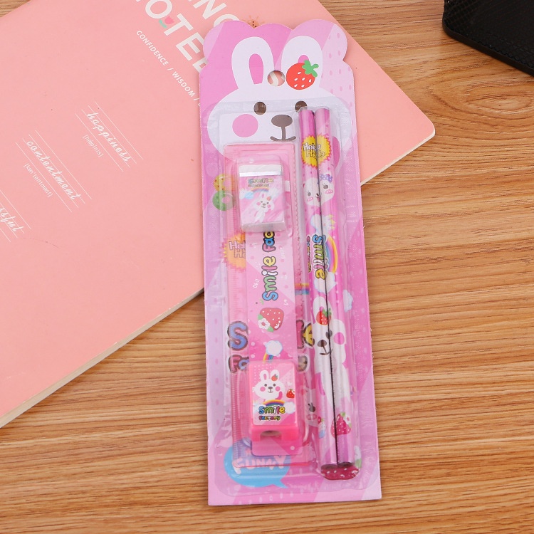 Jual MINI STATIONARY SET / SET ALAT TULIS SEKOLAH KARAKTER 5 in 1 ...
