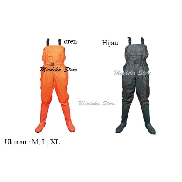 Jual Krisbow Pakaian Chest Waders - M Merdeka Hardware WEARPACK SAFETY ...