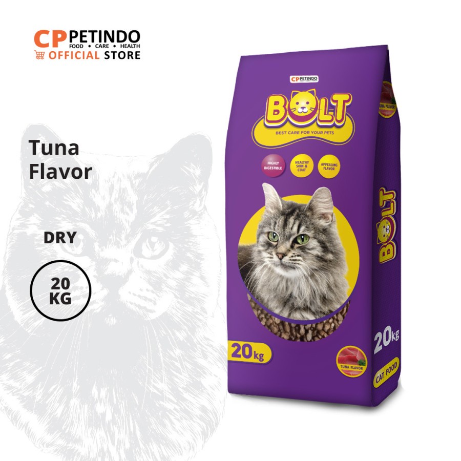 Jual Bolt Tuna Kibble Ikan 20kg 20 Kg Pakan Makanan Kucing Dewasa Cat