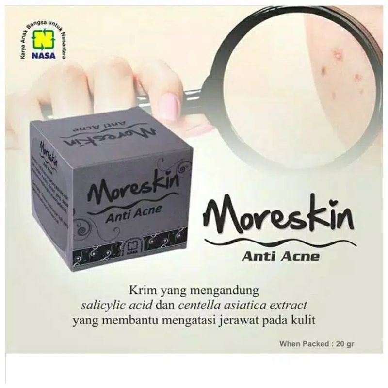 Jual COD moreskin anti acne (nasaoriginal) | Shopee Indonesia