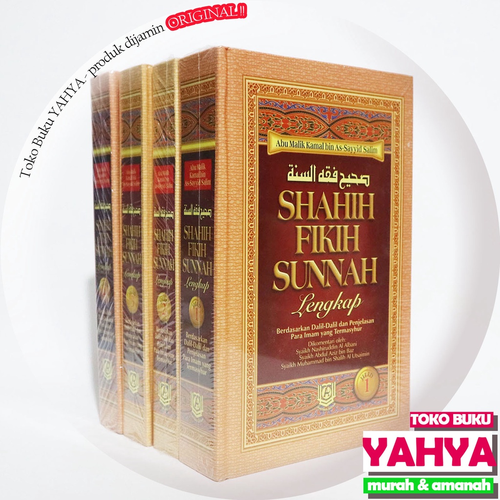 Jual 1 Set 4 Buku Shahih Fikih Sunnah Lengkap Jilid 1 2 3 4