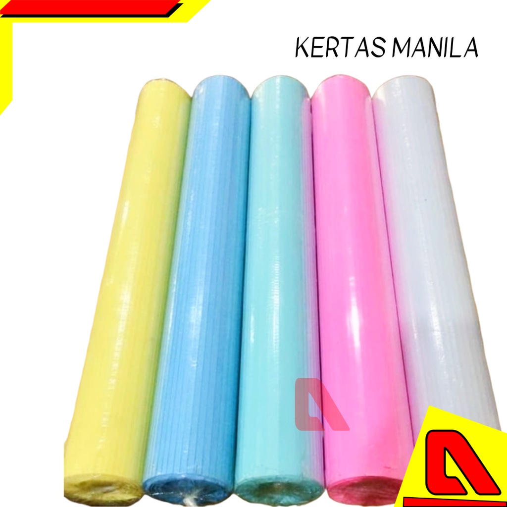 Jual KERTAS MANILA WARNA PUTIH / KERTAS KARTON MANILA WARNA / KERTAS BC ...