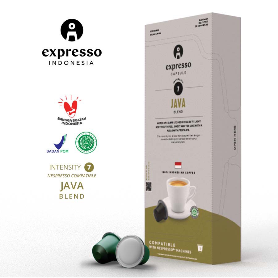 Jual Expresso Indonesia - Reguler Capsule - Nespresso Compatible - Java ...
