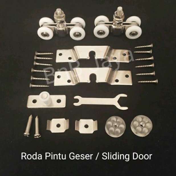 Jual Roda Pintu Sliding Geser Wheel Sliding Door Per Set Sesuai Foto Lengkap Lgs Pasang 1643