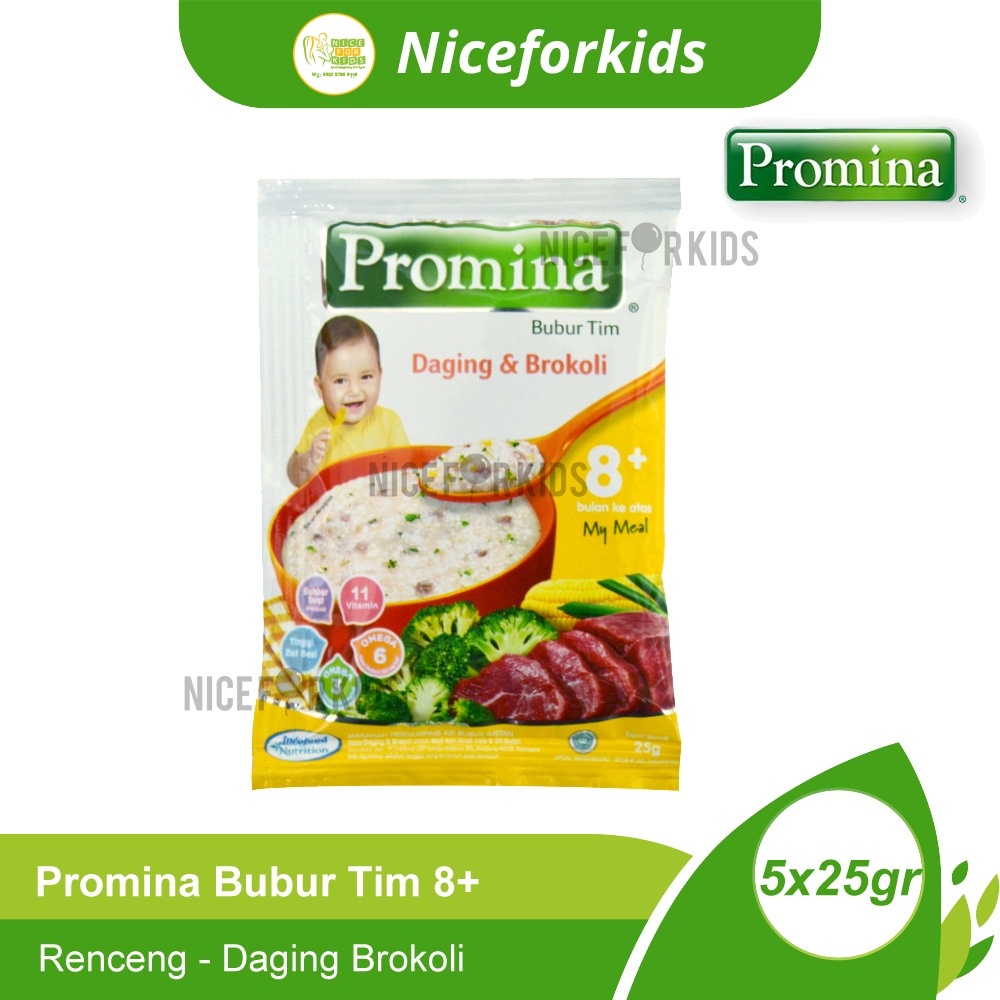 Jual Promina Bubur Tim Bayi 8+ Renceng 5x20gr Aneka Rasa / Bubur Nasi ...