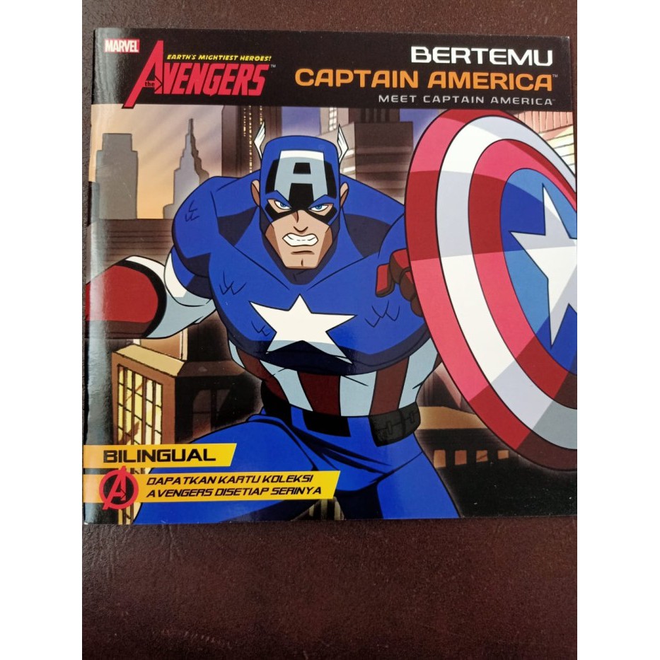 Jual Buku cerita anak Marvel Avengers "Bertemu Captain America ...