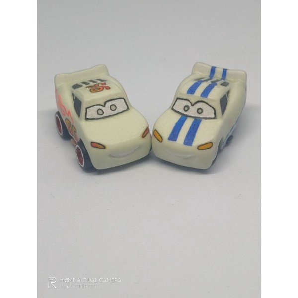 Jual cars mini racer Lighting McQueen Custom Glow In The Dark | Shopee ...