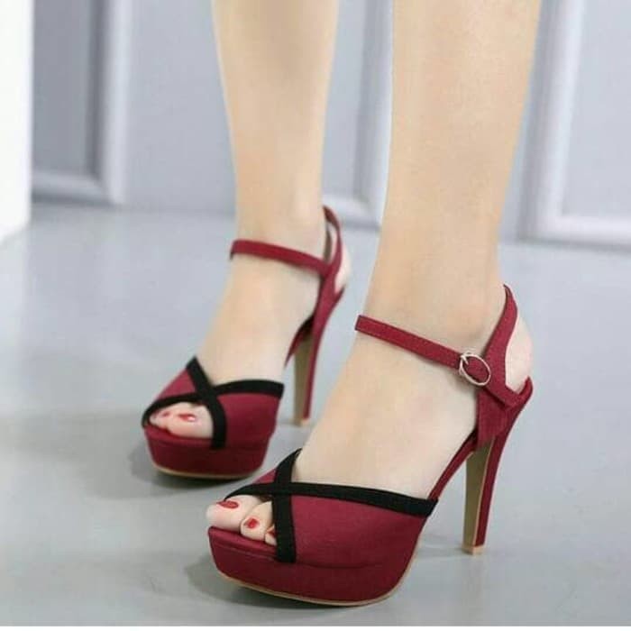 Sepatu wanita best sale high heels shopee