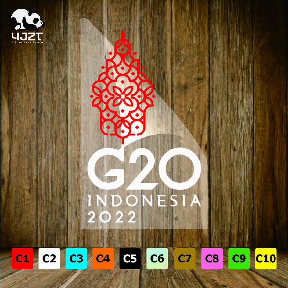 Jual Cutting Stiker Keren Logo Presidensi G20 INDONESIA 2022 Stiker ...