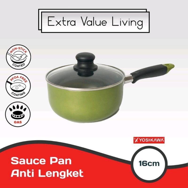 Jual YOSHIKAWA SAUCE PAN PANCI MIE REBUS 16 CM | Shopee Indonesia